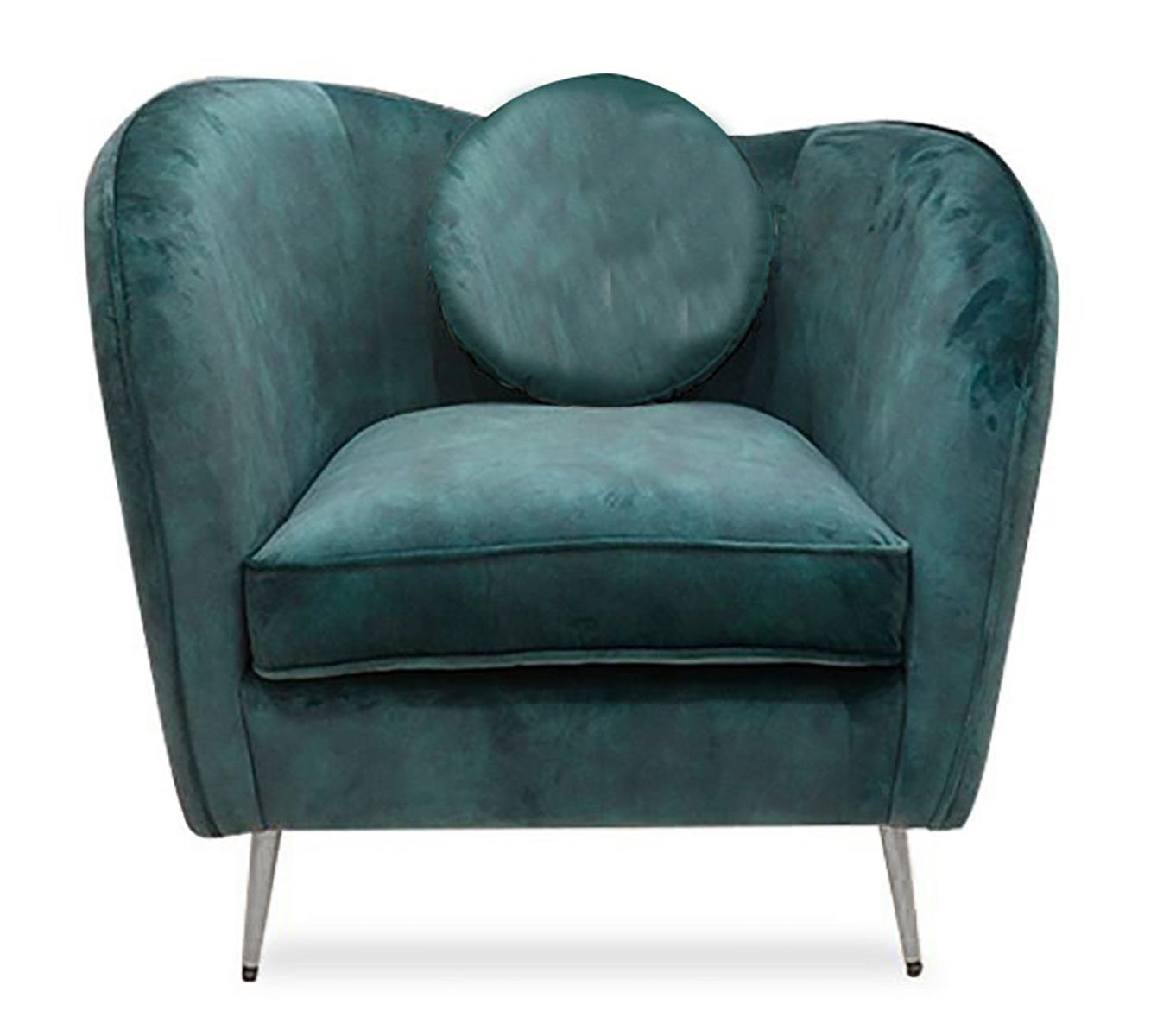 Chair/armchair "Chic" – with green velvet cover