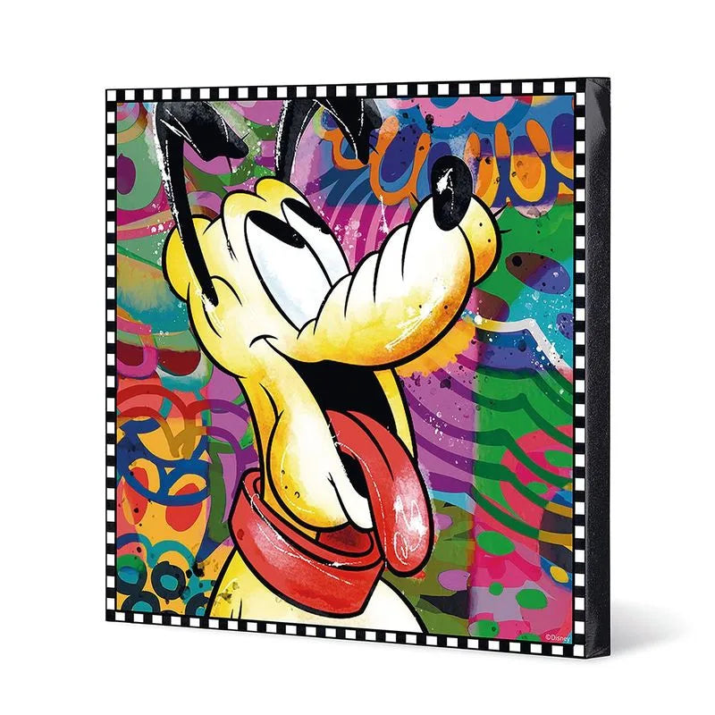 „Pluto“ – Handgemalte Disney-Leinwand | Made in Italy