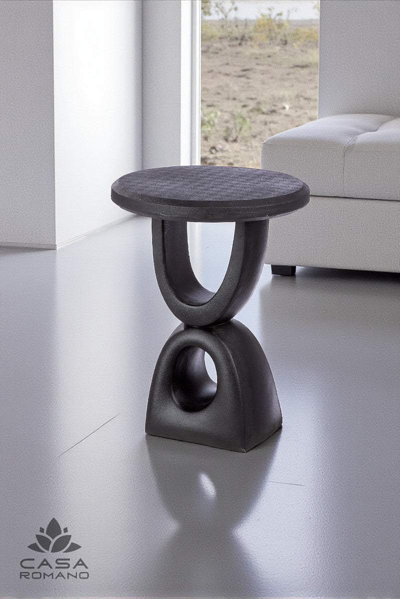 Beistelltisch âPrestonâ â modernes Designobjekt in Schwarz