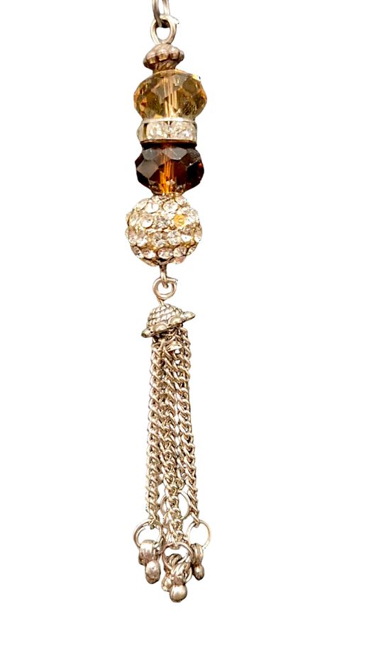 Halskette âAmberiaâ 49 cm â Schwarze Glasperlen | CASA ROMANO