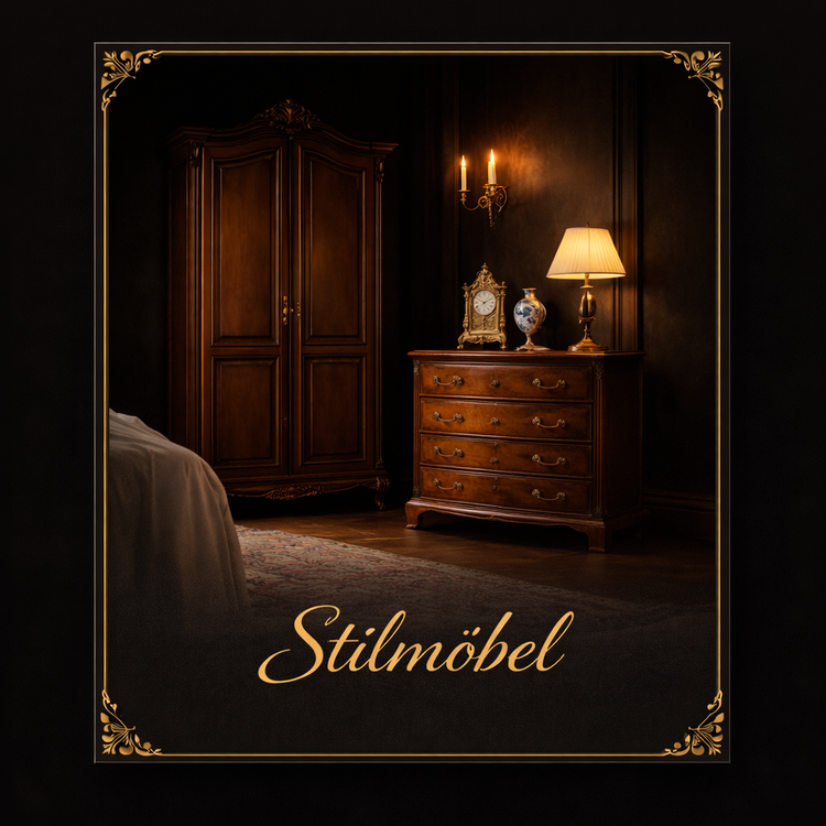 Stilmöbel im klassischen Interieur mit Schrank und Kommode – CASA ROMANO