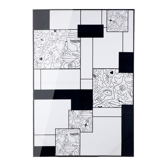 „Abstraktes Motiv“ – Leinwandbild 110×75 cm