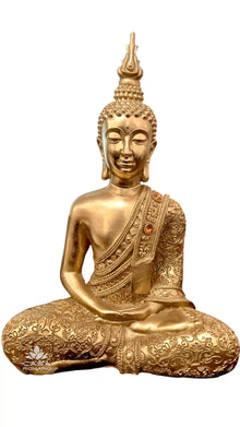 Goldene Buddha-Statue H36 | CASA ROMANO