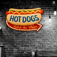 Blechschild "Hot Dog" Retro-Deko | CASA ROMANO