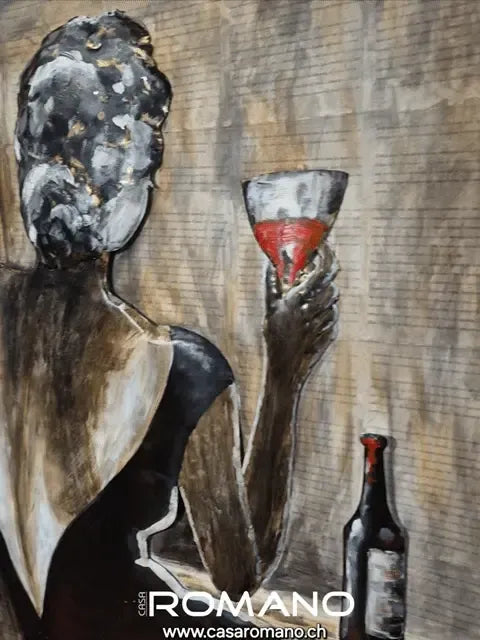 „Schönheit“ – 3D-Leinwandbild Frauenmotiv aus Metall, 150×100 cm