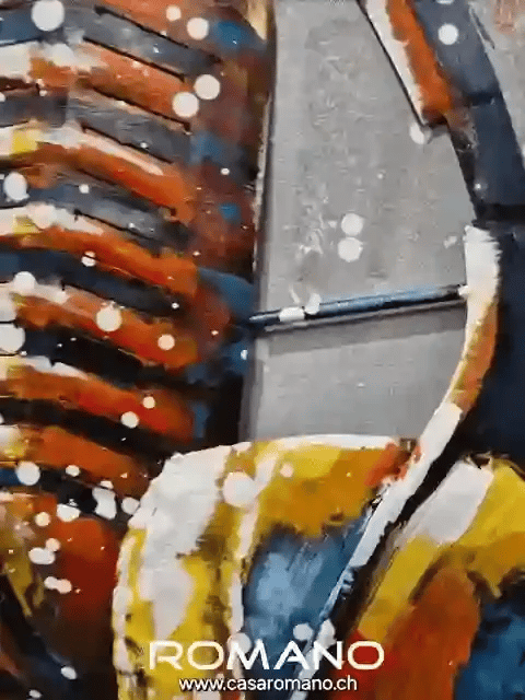 „Music“ – 3D-Optik Metallbild mit Kopfhörern | 100×60 cm