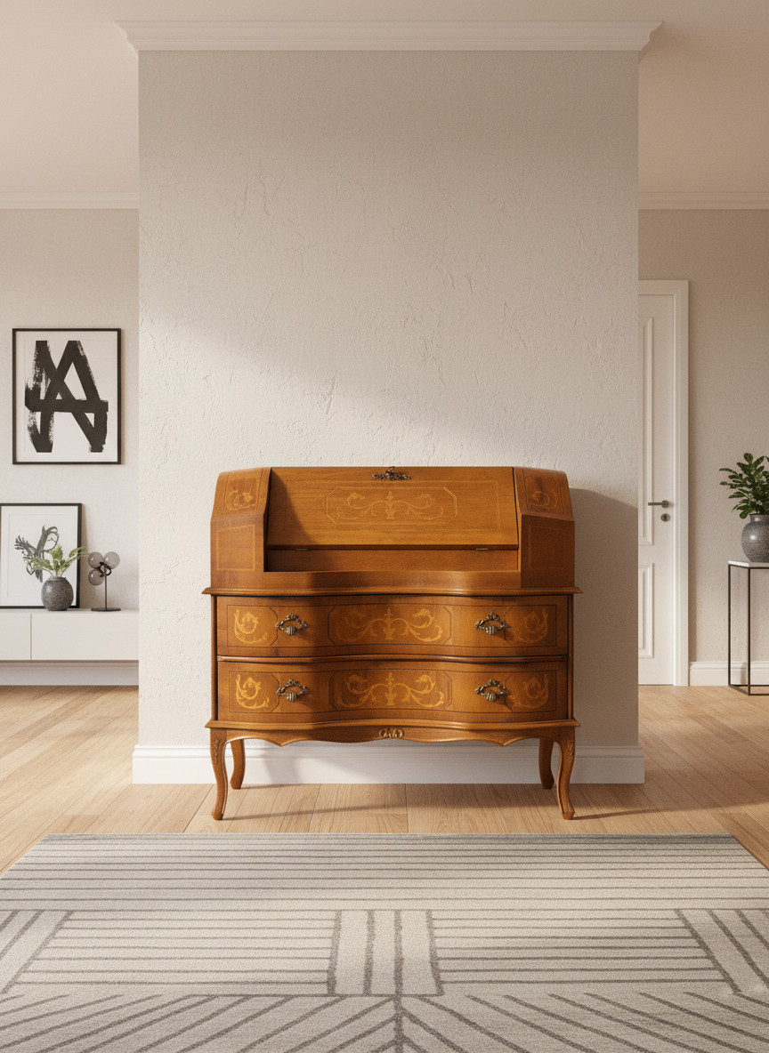 Schreibkommode Louis-XV Stil mit Intarsien | CASA ROMANO | CASA ROMANO