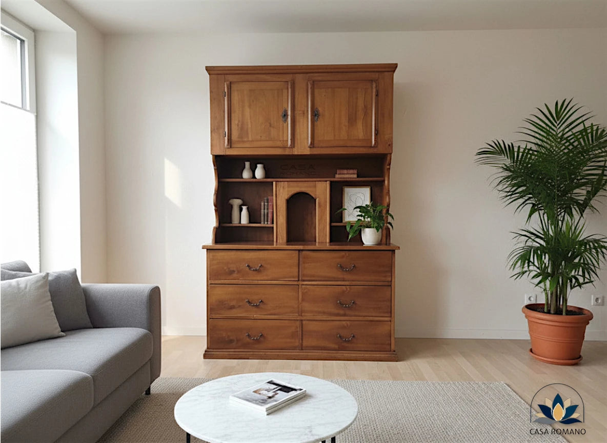 Appenzeller Buffet aus Nussbaum – Schweizer Bauernmöbel um 1820 | CASA ROMANO