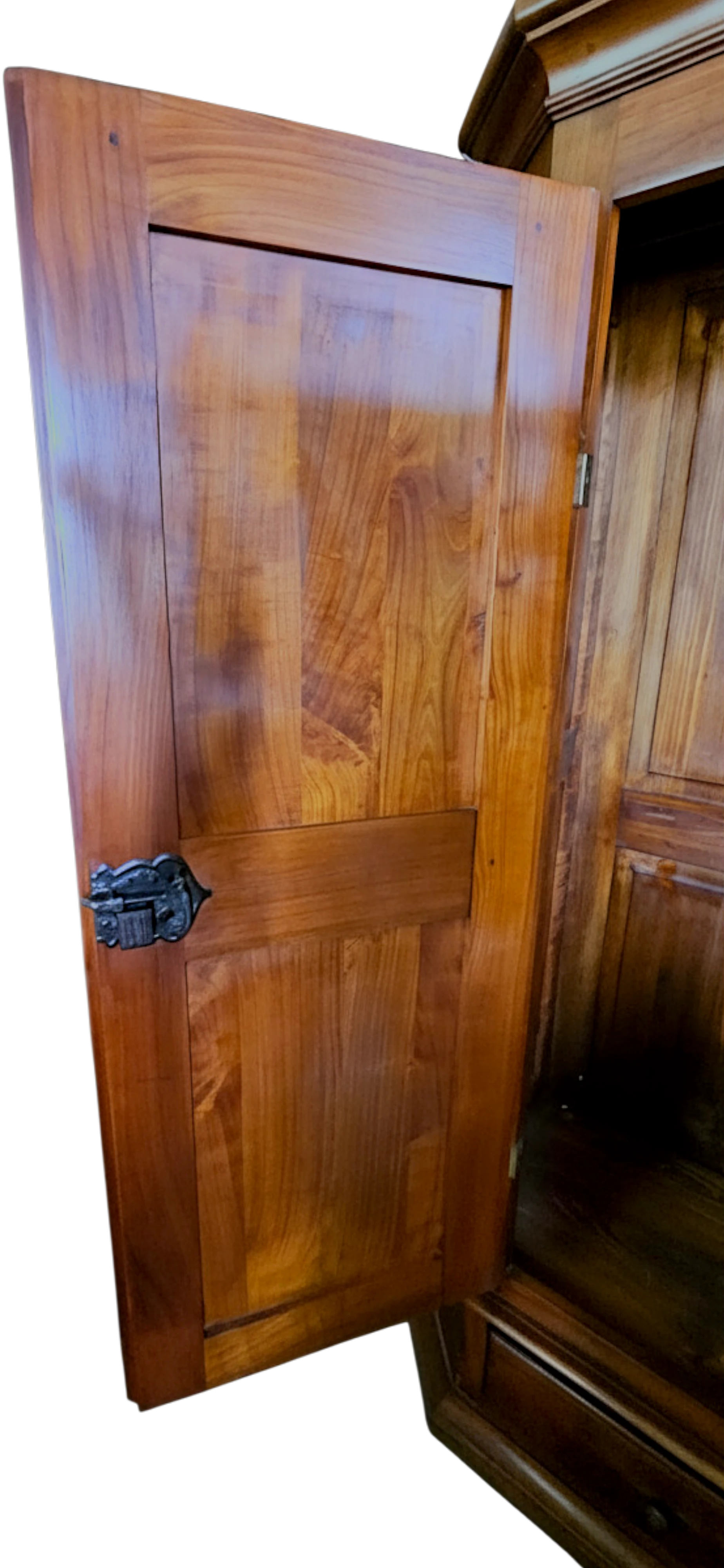 Biedermeierschrank aus massivem Kirschbaumholz – zweiteilig im klassischen Biedermeierstil | CASA ROMANO
