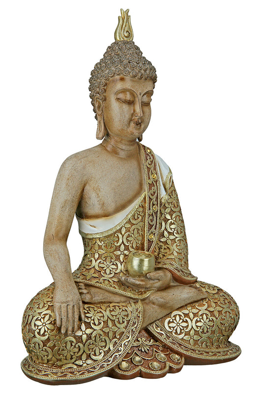 Buddha Figur "Mangala" H 35cm | CASA ROMANO