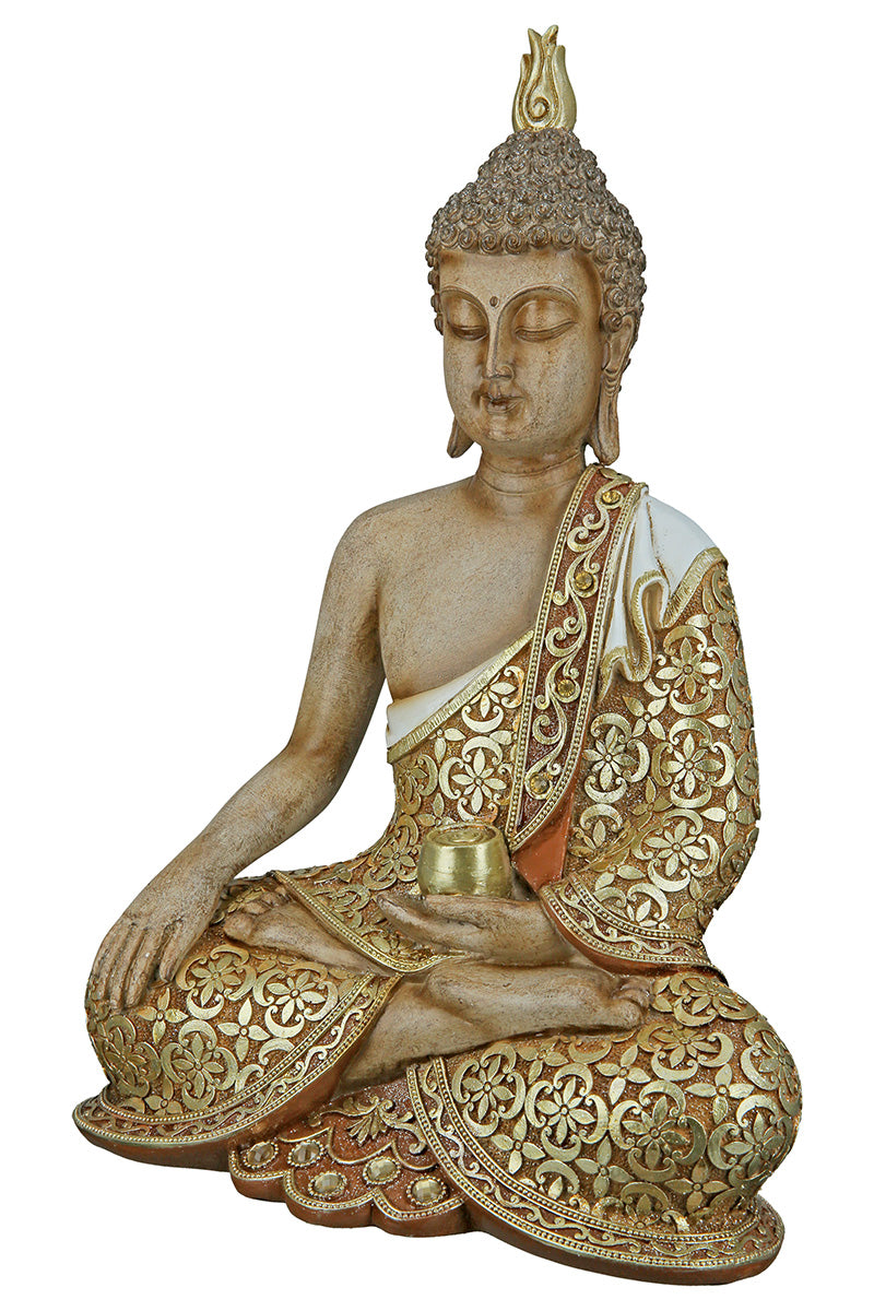Buddha Figur "Mangala" H 35cm | CASA ROMANO