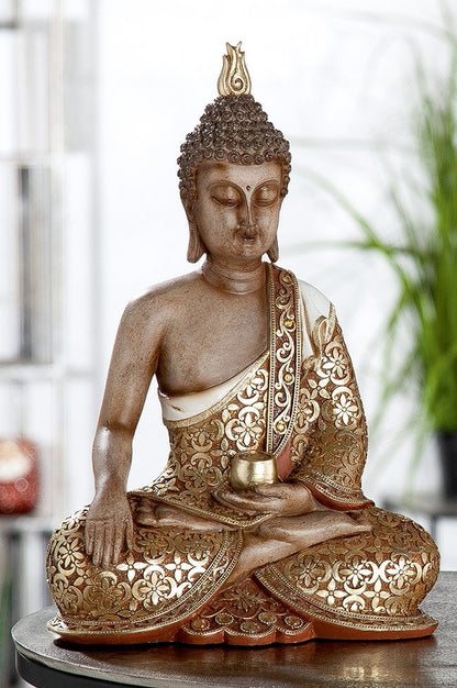 Buddha Figur "Mangala" H 35cm | CASA ROMANO