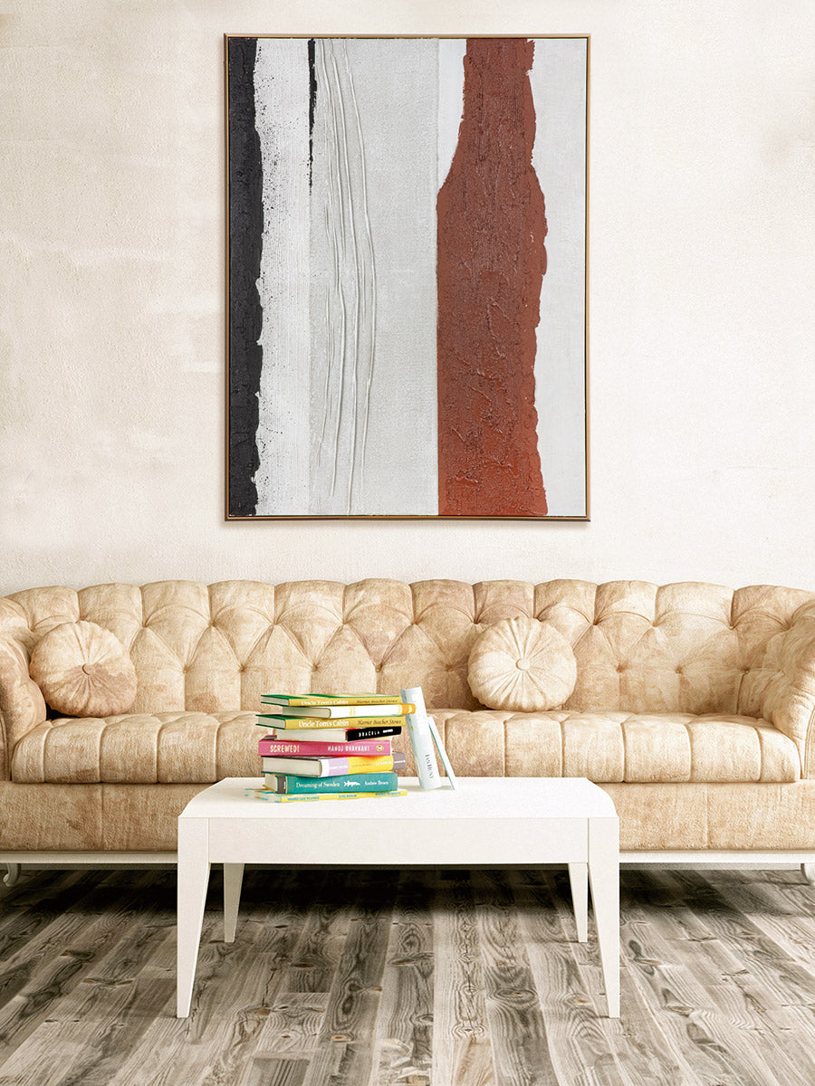 Bild abstrakt „Harat“ – 76×101.5 cm – handbemalt