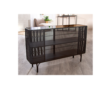 Sideboard „Como“ – Metall in modernem Matt-Schwarz | CASA ROMANO