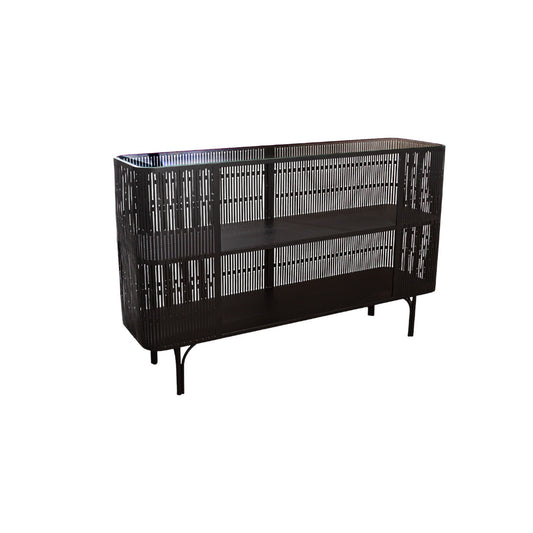 Sideboard „Como“ – Metall in modernem Matt-Schwarz