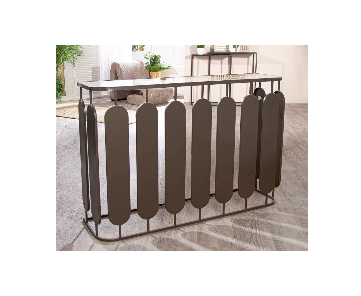 Sideboard „Zulu“ – Metall & Glas im Urban-Living-Design