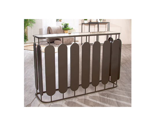 Sideboard „Zulu“ – Metall & Glas im Urban-Living-Design