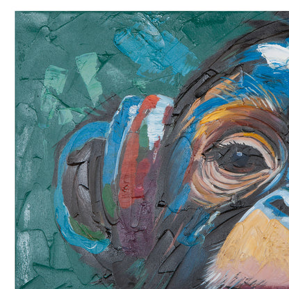 Bild „Ape“ handbemalt – modernes Affenmotiv 100×70 cm | CASA ROMANO