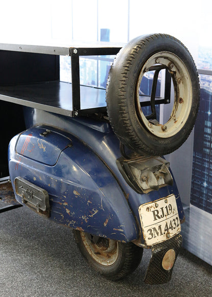 Kommode Roller aus Metall & Mangoholz – Upcycling-Design im Industrial-Stil (Kopie)