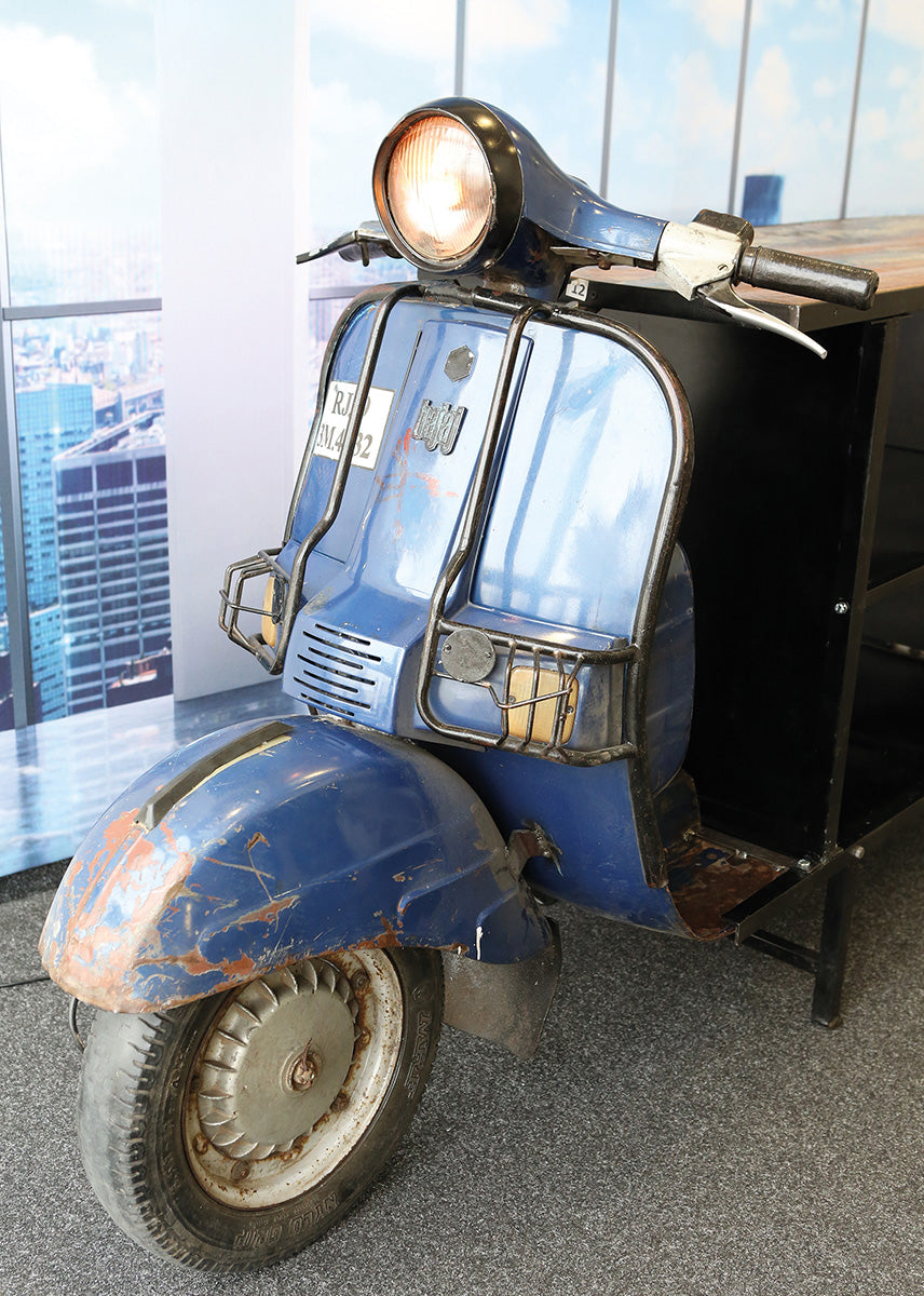 Kommode Roller aus Metall & Mangoholz – Upcycling-Design im Industrial-Stil (Kopie)