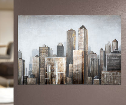 Bild „Big Apple“ – Skyline Leinwand in 3D-Optik (150×100 cm) | CASA ROMANO