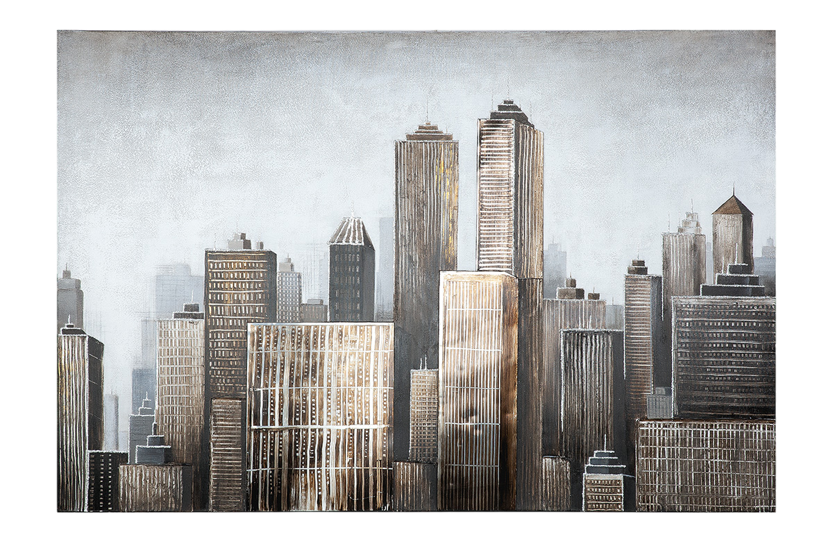 Bild „Big Apple“ – Skyline Leinwand in 3D-Optik (150×100 cm) | CASA ROMANO