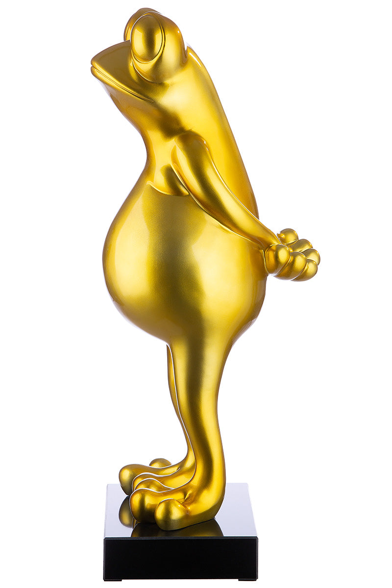 Skulptur „Frog“ Moderne Dekofigur mit Charakter