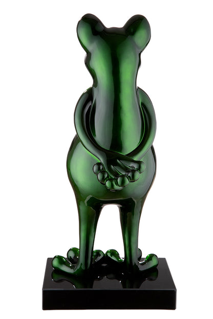 Skulptur „Frog“ Moderne Dekofigur mit Charakter