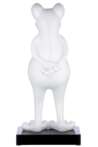 Skulptur „Frog“ Moderne Dekofigur mit Charakter