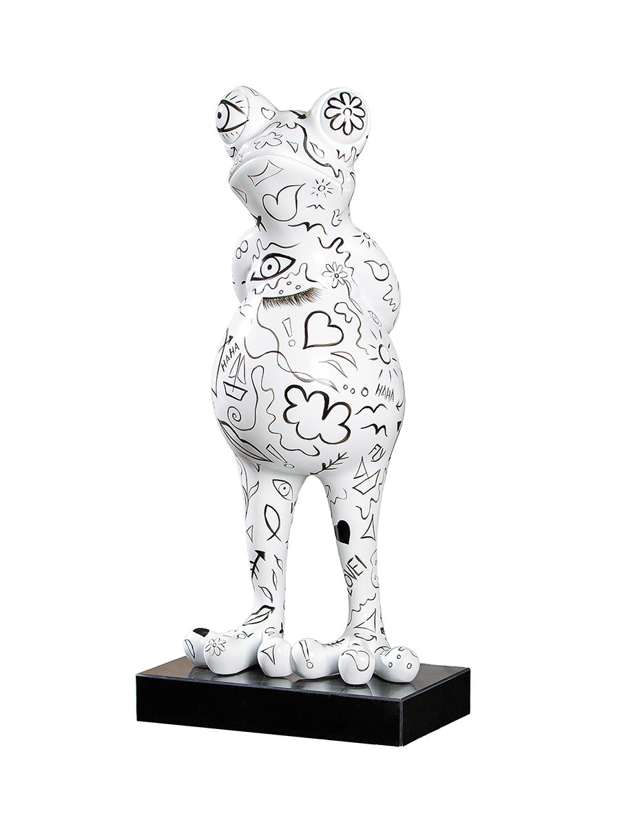 Skulptur „Frog“ Moderne Dekofigur mit Charakter