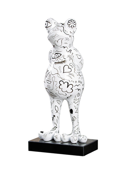 Skulptur „Frog“ Moderne Dekofigur mit Charakter