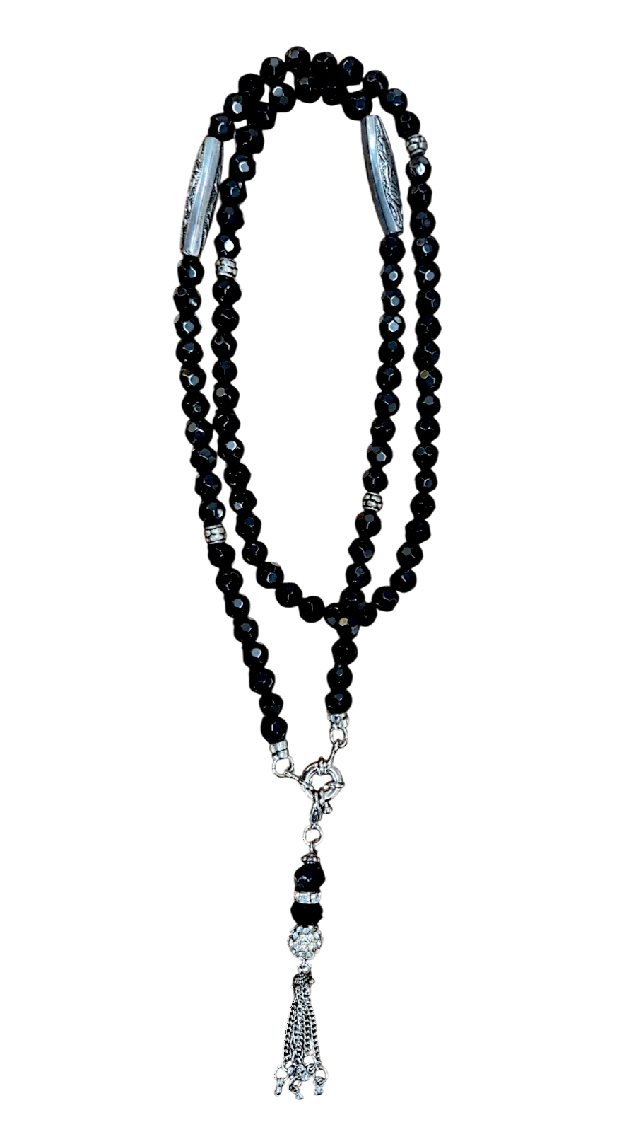 Halskette „Noir Sparkle“ – 52 cm | CASA ROMANO