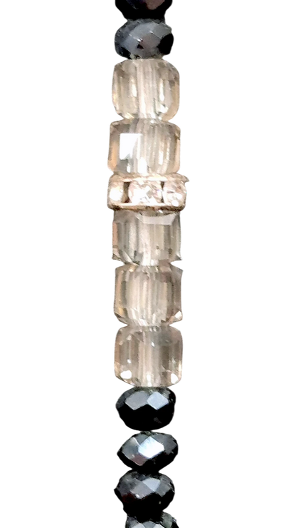 Halskette „Marbelle“ 47,5 cm – Naturstein Herz & Wasserblau | CASA ROMANO