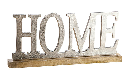 Schriftzug "HOME" – Moderner Wanddeko | 48 cm