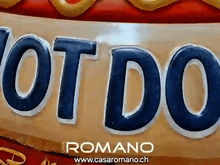 Blechschild "Hot Dog" Retro-Deko | CASA ROMANO