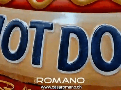 Blechschild "Hot Dog"  Retro-Deko