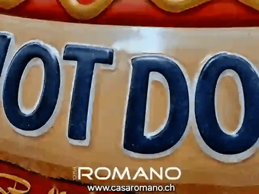 Blechschild "Hot Dog"  Retro-Deko