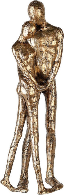 Skulptur „Gold Couple“ – champagnergold, 47.5 cm | CASA ROMANO