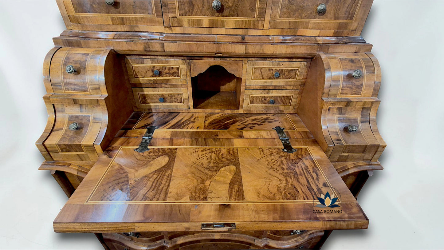 Barockstil Tabernakel-Sekretär mit vielen Schubladen und Geheimfach – ca. 1960 | CASA ROMANO