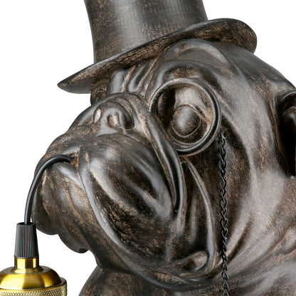 Tischleuchte Mops mit Zylinder | CASA ROMANO