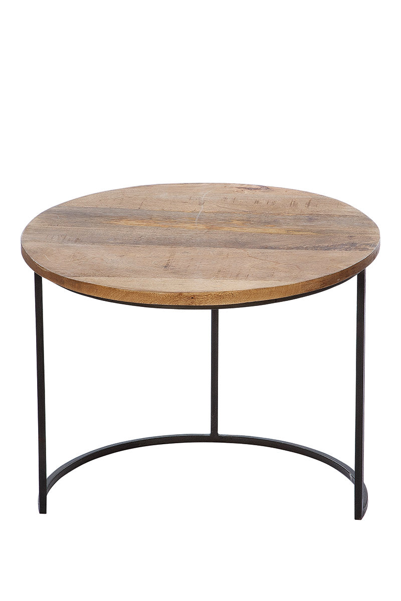 Beistelltisch-Set „Camara“ – natürlich & modern im Industrial-Stil