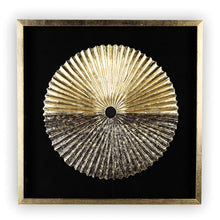 Wandbild „Plato“ – 3D Glasbild gold schwarz 80 × 80 cm | CASA ROMANO