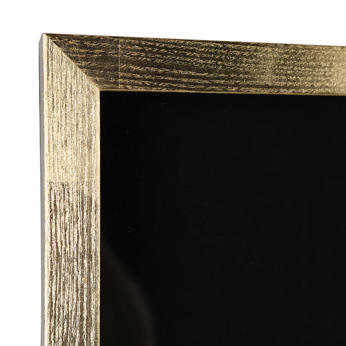 Wandbild „Plato“ – 3D Glasbild gold schwarz 80 × 80 cm | CASA ROMANO