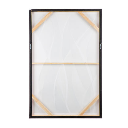 Wandbild „Verde“ – abstraktes Leinwandbild in Grün & Creme, 90 cm | CASA ROMANO